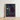 Framed Artwork Witch Broomstick Night Dark Tones Moon Aubergine Fabric Billows, Silver Edge, Power O’malley