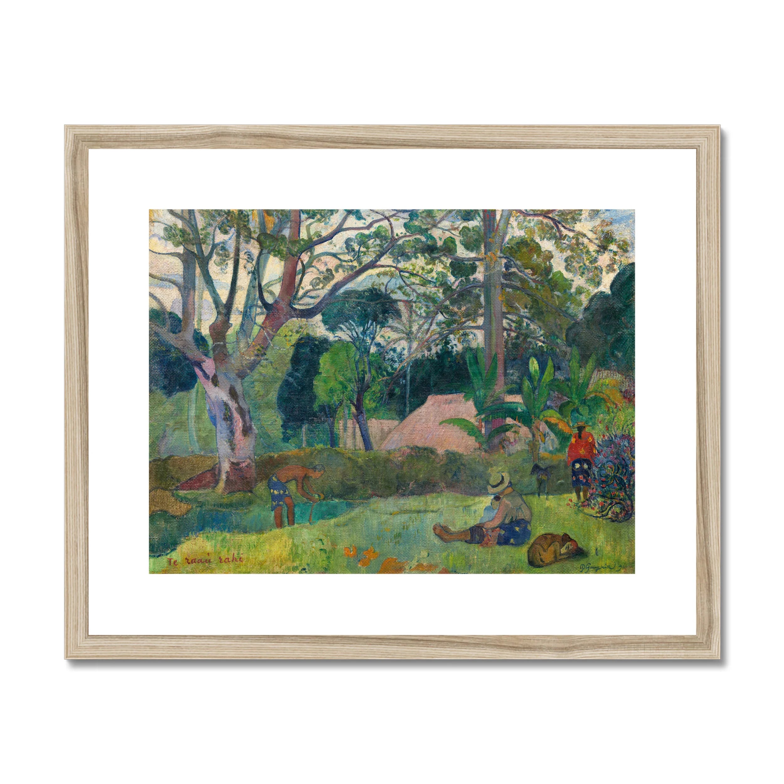 The Big Tree - Paul Gauguin Art Print