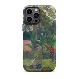 The Big Tree - Paul Gauguin Phone Case Iphone 13 Pro Max / Matte Artistic Phone Case Gauguin’s Tahitian Dreamscape, Paul Gauguin, Dreamscape
