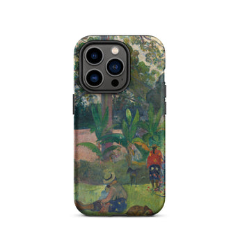 The Big Tree - Paul Gauguin Phone Case Iphone 14 Pro / Matte Art-covered Phone Case Gauguin’s Tahitian Dreamscape, Paul Gauguin, Dreamscape
