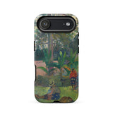 The Big Tree - Paul Gauguin Phone Case Iphone 17 Air / Matte Google Pixel 7a Phone Case Tropical Forest Design Gauguin’s Tahitian