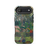 The Big Tree - Paul Gauguin Phone Case Iphone 17 Air / Matte Google Pixel 7a Phone Case Tropical Forest Design Gauguin’s Tahitian