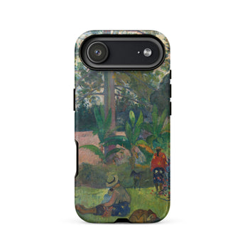 The Big Tree - Paul Gauguin Phone Case Iphone 17 Air / Matte Google Pixel 7a Phone Case Tropical Forest Design Gauguin’s Tahitian