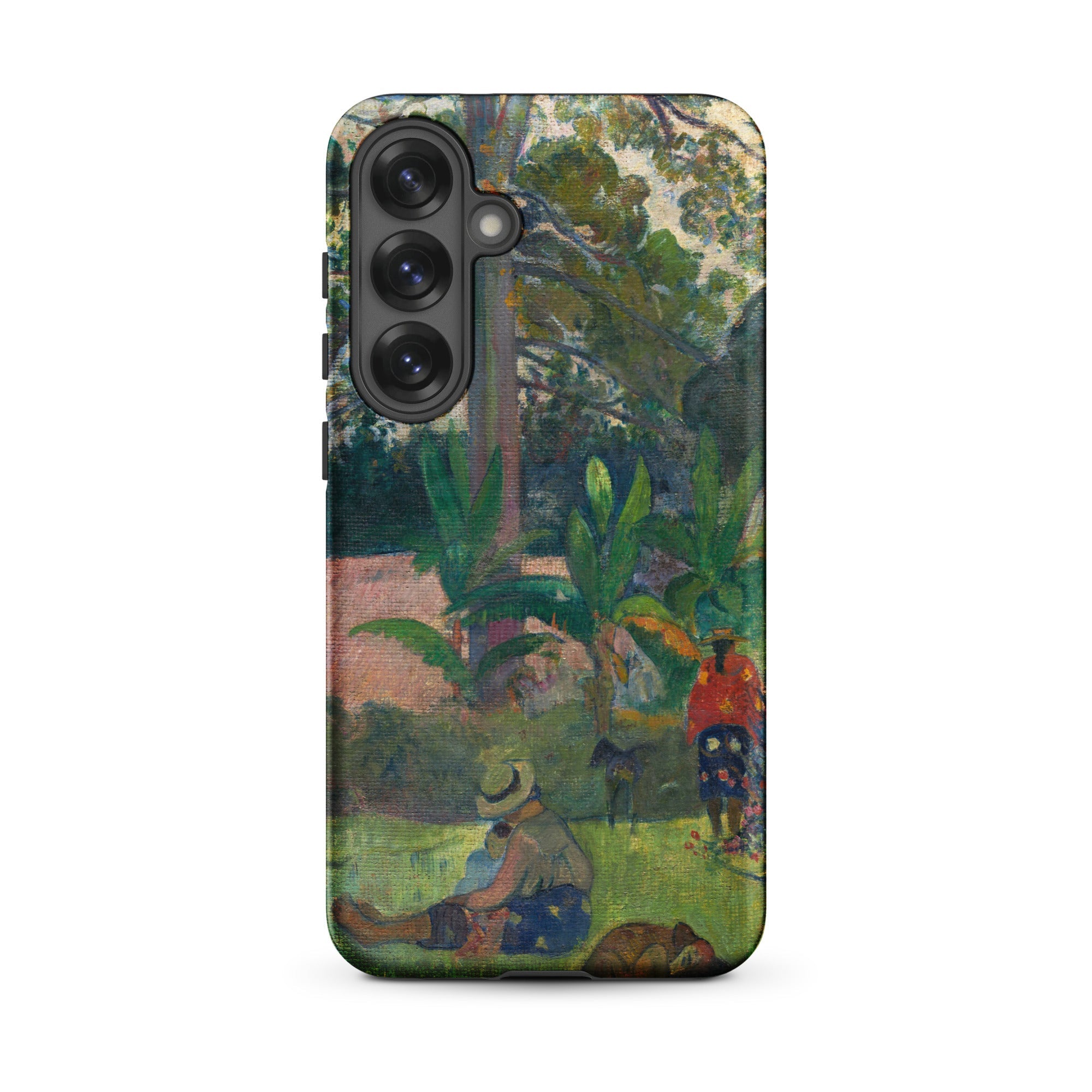 The Big Tree Paul Gauguin Samsung Case, Galaxy S25 Plus / Matte, Phone Case Landscape Painting