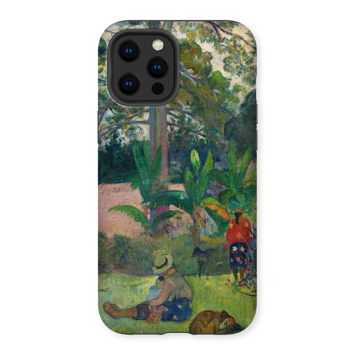 The Big Tree - Post-impressionist Phone Case - Paul Gauguin - Iphone 12 Pro Max / Matte - Mobile Phone Cases
