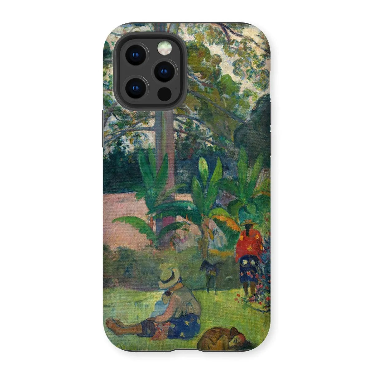 The Big Tree - Post-impressionist Phone Case - Paul Gauguin - Iphone 12 Pro / Matte - Mobile Phone Cases - Aesthetic Art