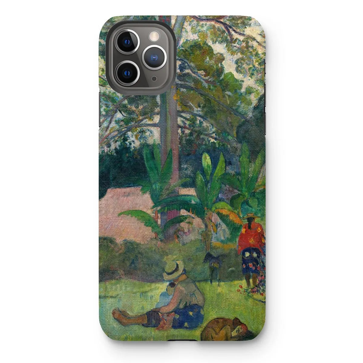 The Big Tree - Post-impressionist Phone Case - Paul Gauguin - Iphone 11 Pro Max / Matte - Mobile Phone Cases