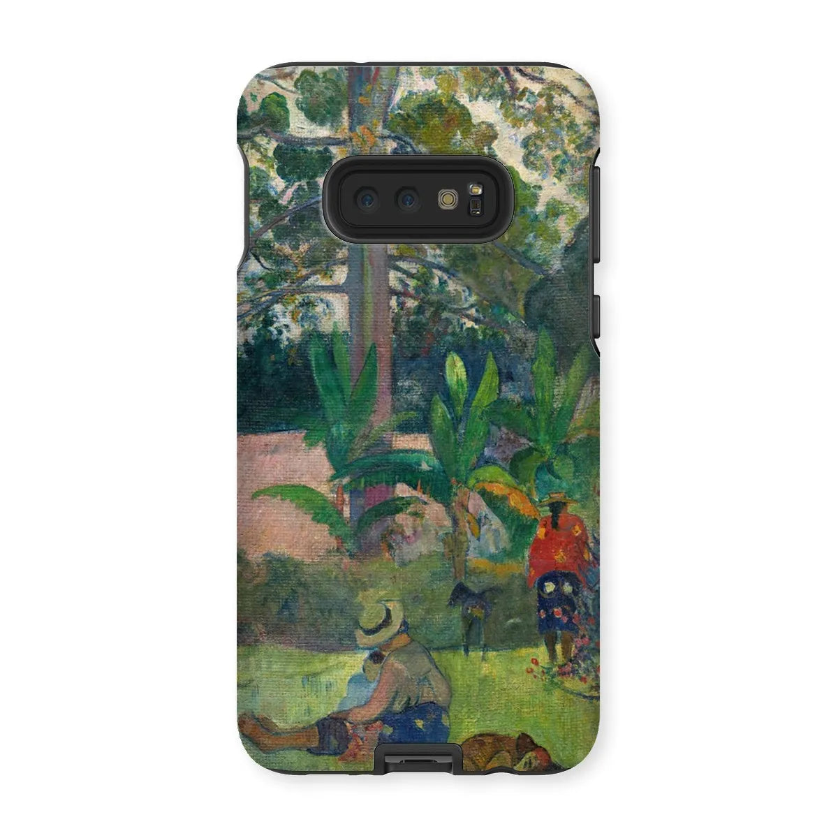 The Big Tree - Post-impressionist Phone Case - Paul Gauguin - Samsung Galaxy S10e / Matte - Mobile Phone Cases