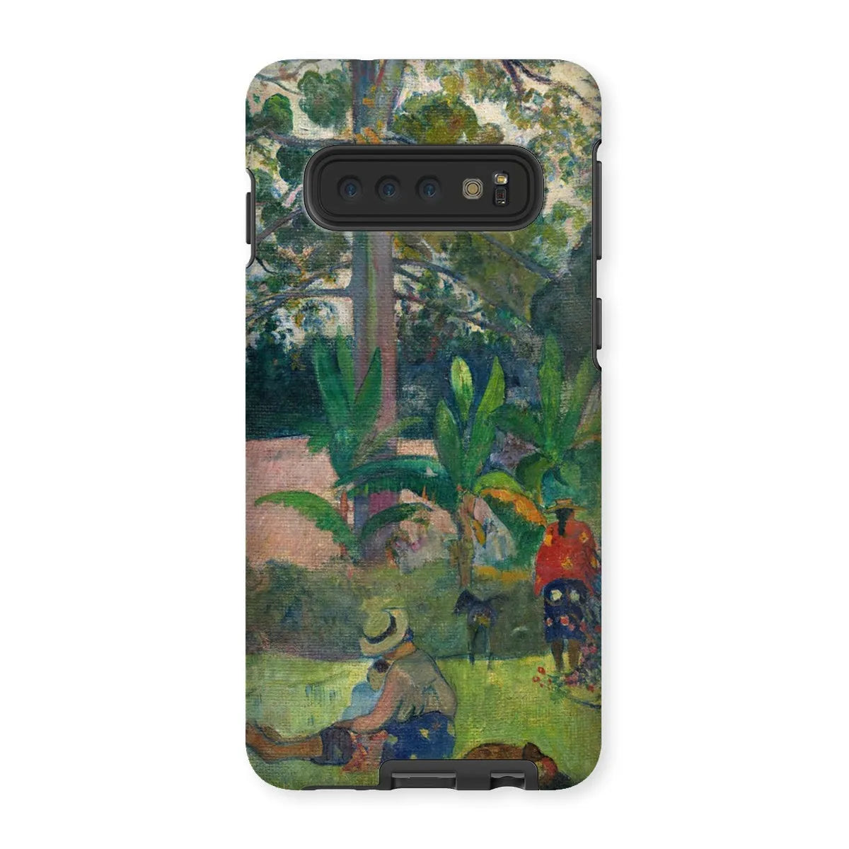The Big Tree - Post-impressionist Phone Case - Paul Gauguin - Samsung Galaxy S10 / Matte - Mobile Phone Cases