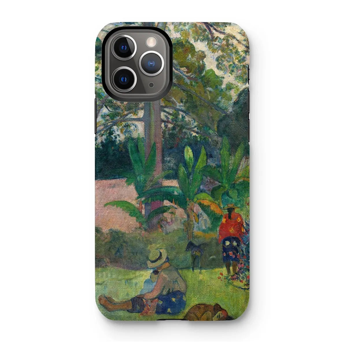 The Big Tree - Post-impressionist Phone Case - Paul Gauguin - Iphone 11 Pro / Matte - Mobile Phone Cases - Aesthetic Art