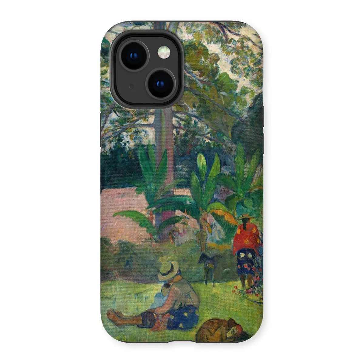 The Big Tree - Post-impressionist Phone Case - Paul Gauguin - Iphone 14 Plus / Matte - Mobile Phone Cases - Aesthetic