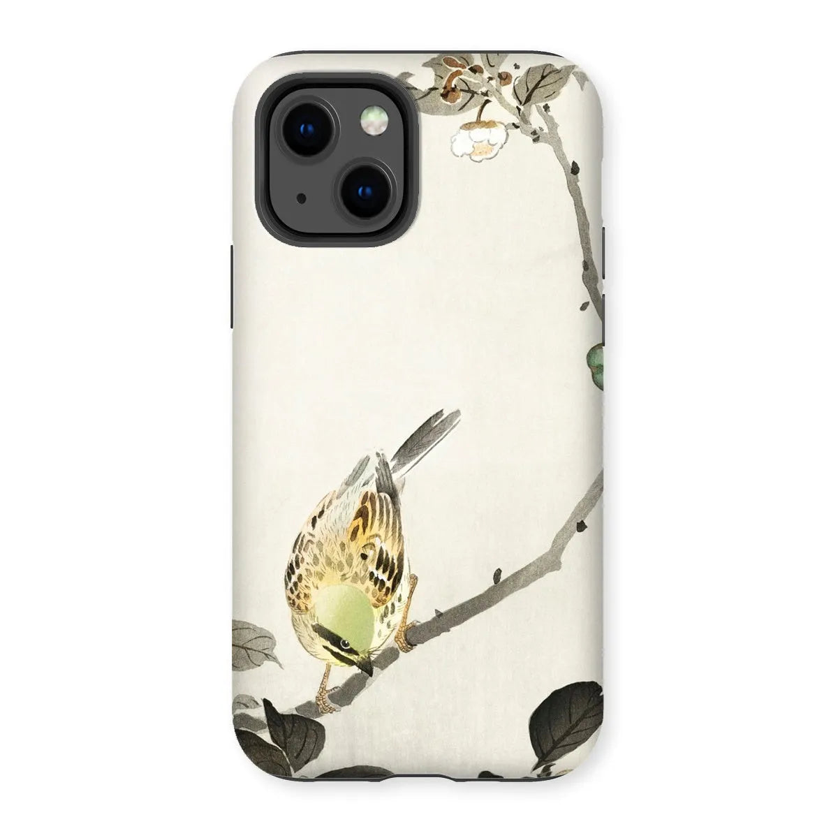 Bird On Branch - Japanese Kachō-e Art Phone Case - Ohara Koson - Iphone 13 / Matte - Mobile Phone Cases - Aesthetic Art