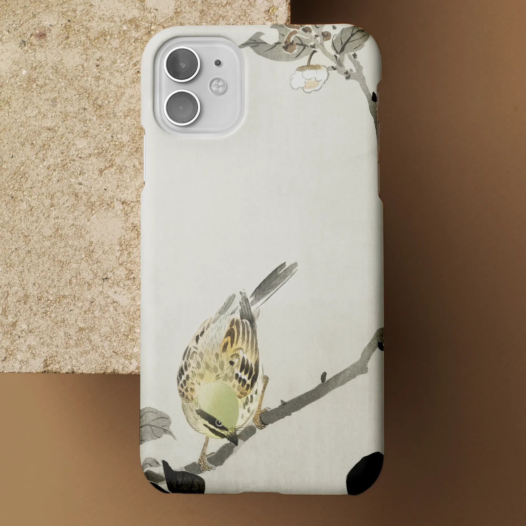 Bird On Branch - Japanese Kachō-e Art Phone Case - Ohara Koson - Mobile Phone Cases - Aesthetic Art