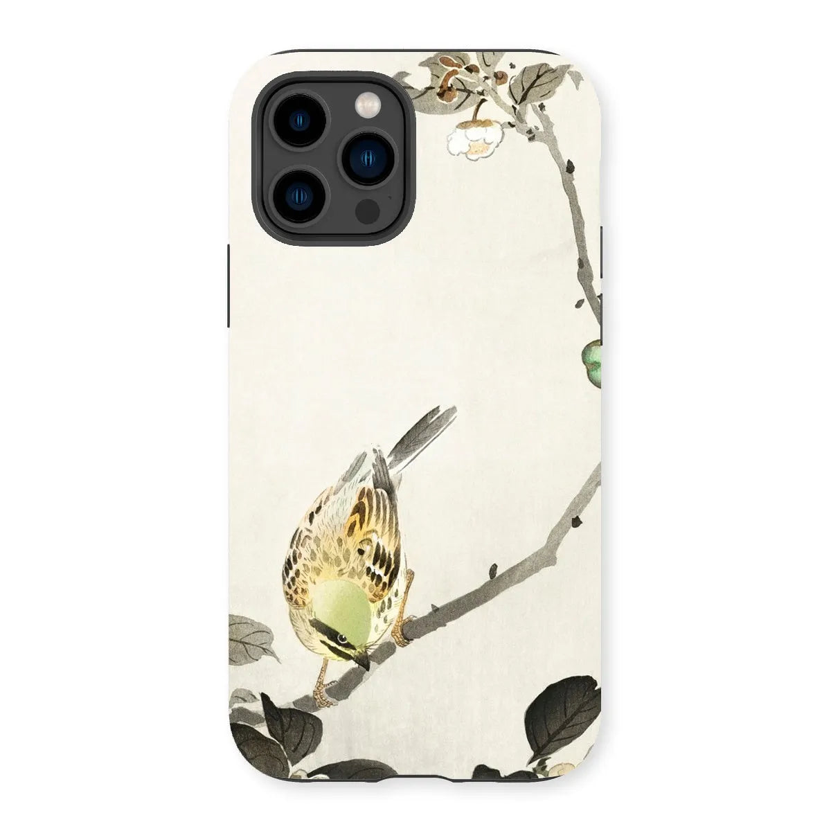 Bird On Branch - Japanese Kachō-e Art Phone Case - Ohara Koson - Iphone 14 Pro / Matte - Mobile Phone Cases