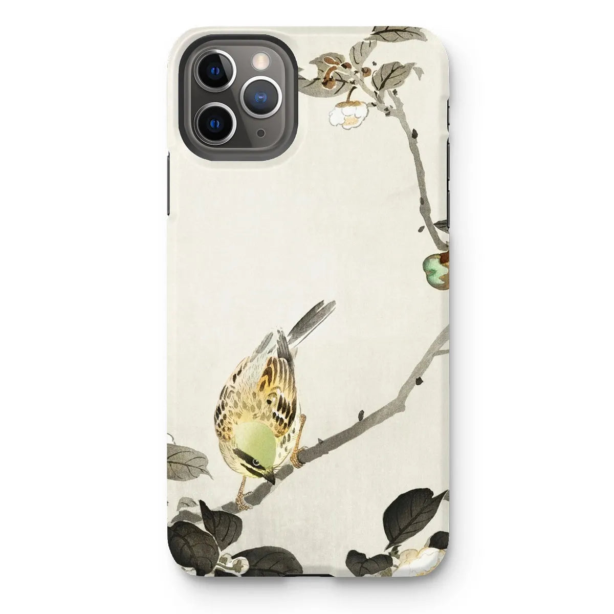 Bird On Branch - Japanese Kachō-e Art Phone Case - Ohara Koson - Iphone 11 Pro Max / Matte - Mobile Phone Cases