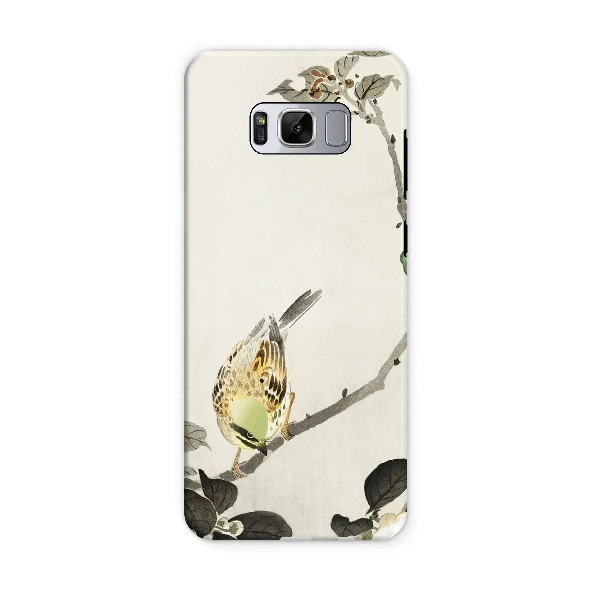 Bird On Branch - Japanese Kachō-e Art Phone Case - Ohara Koson - Samsung Galaxy S8 / Matte - Mobile Phone Cases