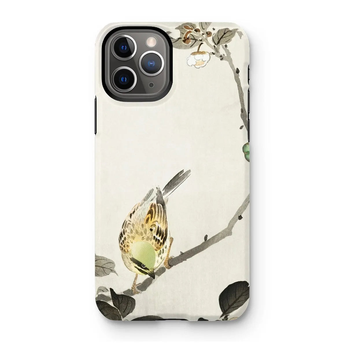 Bird On Branch - Japanese Kachō-e Art Phone Case - Ohara Koson - Iphone 11 Pro / Matte - Mobile Phone Cases