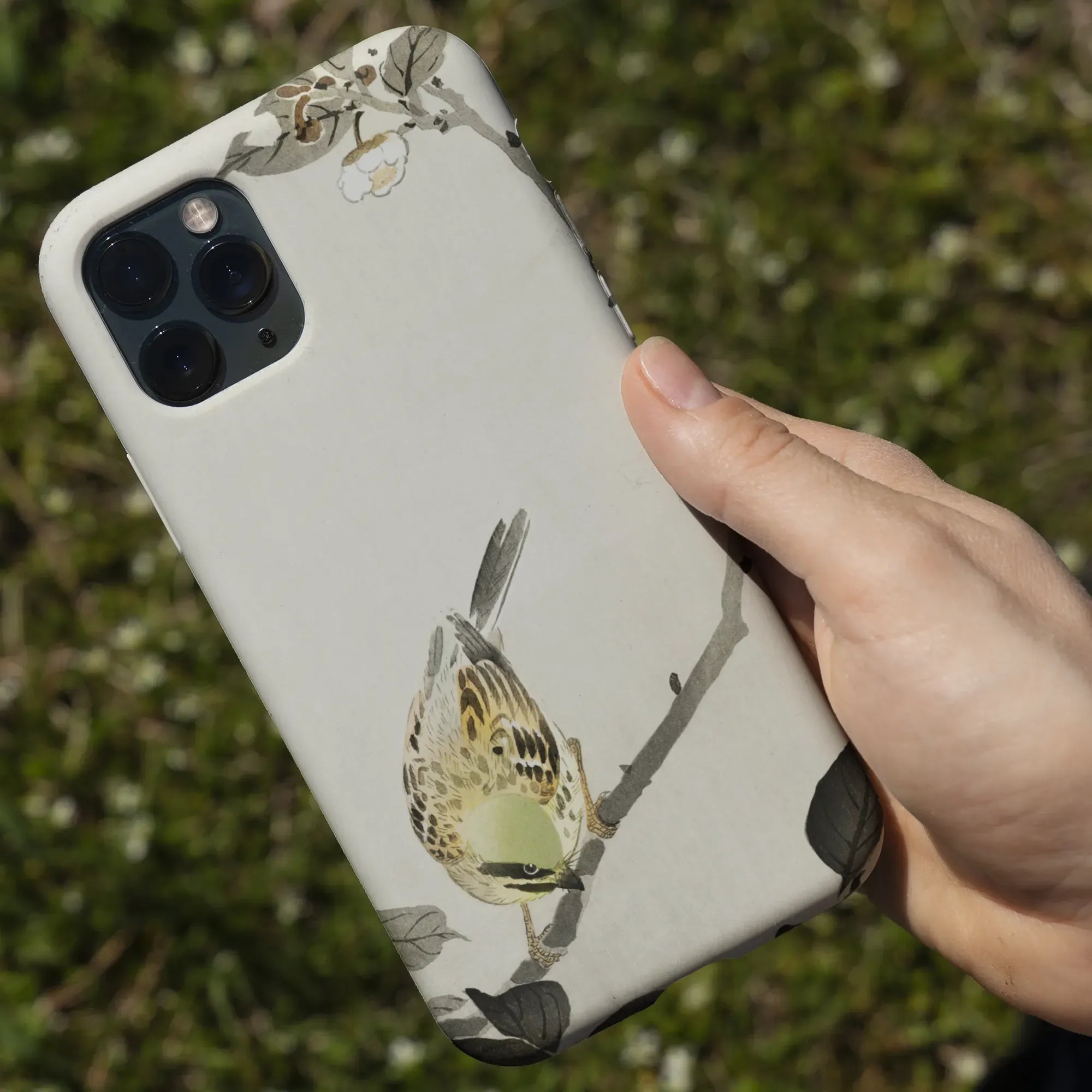 Bird On Branch - Japanese Kachō-e Art Phone Case - Ohara Koson - Mobile Phone Cases - Aesthetic Art