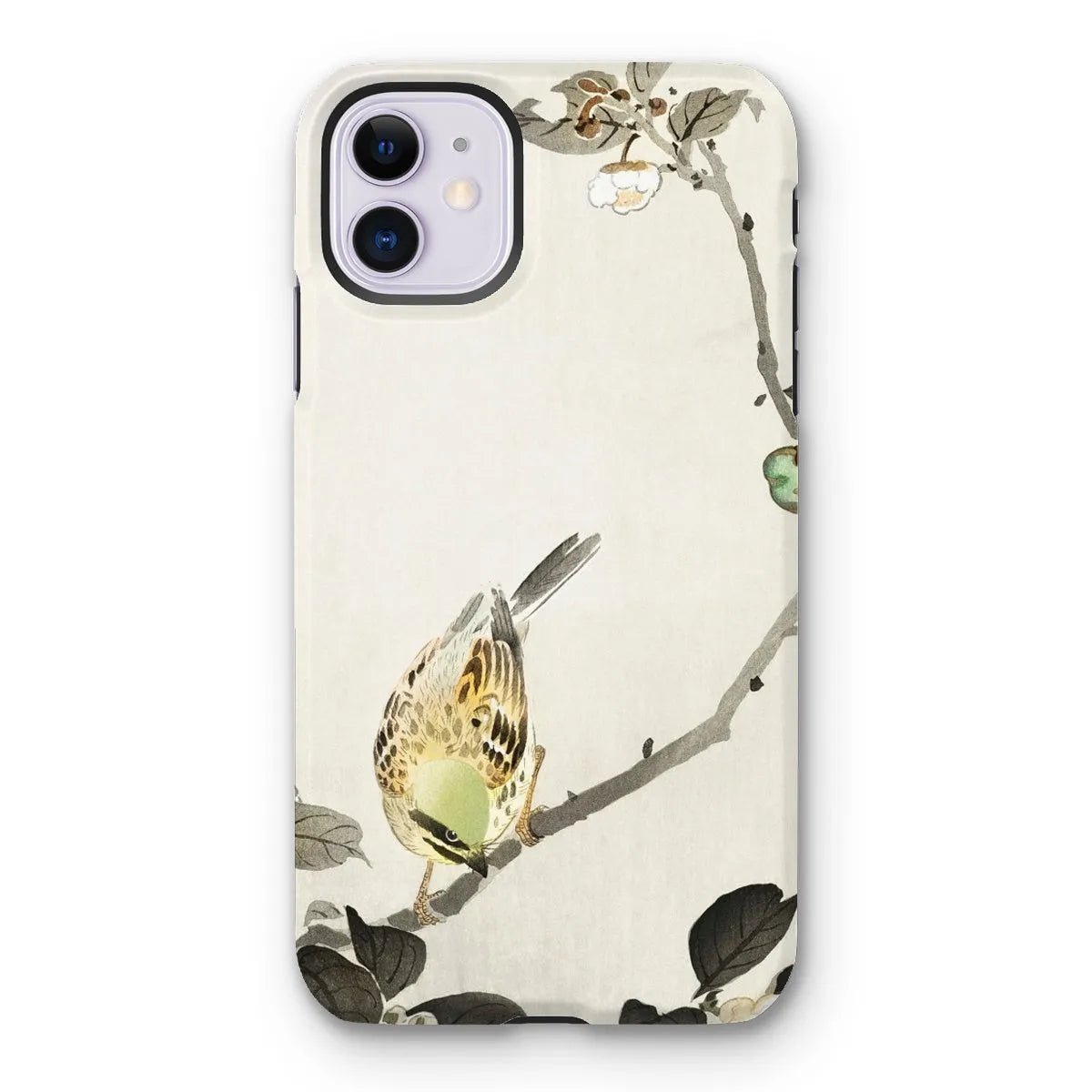 Bird On Branch - Japanese Kachō-e Art Phone Case - Ohara Koson - Iphone 11 / Matte - Mobile Phone Cases - Aesthetic Art