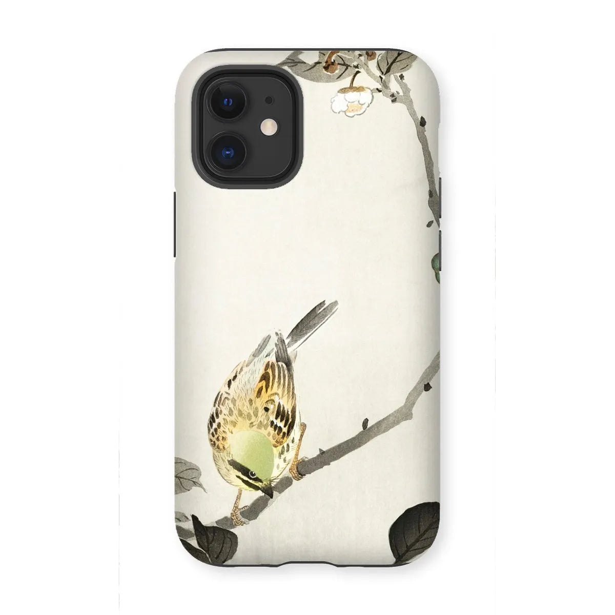 Bird On Branch - Japanese Kachō-e Art Phone Case - Ohara Koson - Iphone 12 Mini / Matte - Mobile Phone Cases