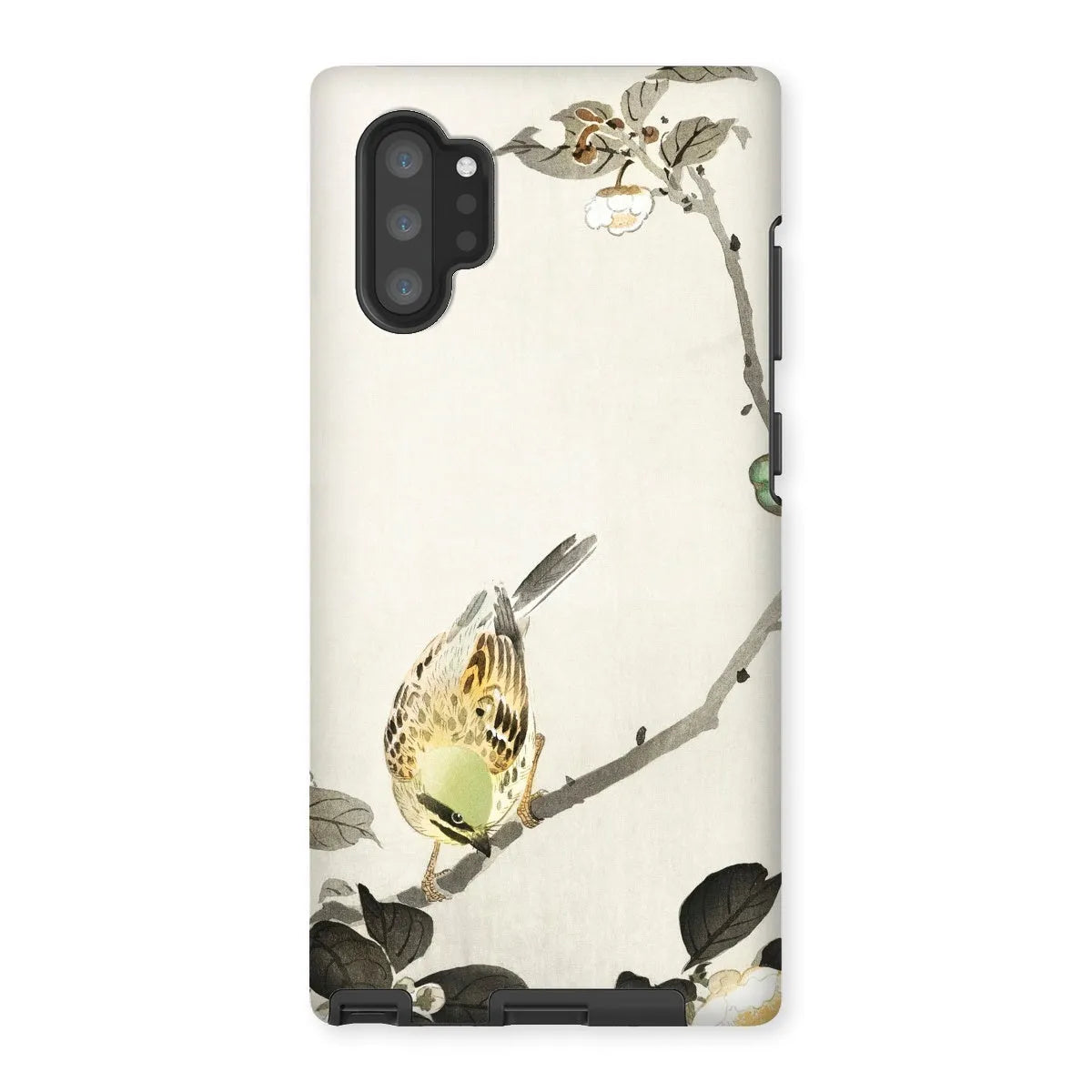 Bird On Branch - Japanese Kachō-e Art Phone Case - Ohara Koson - Samsung Galaxy Note 10p / Matte - Mobile Phone Cases