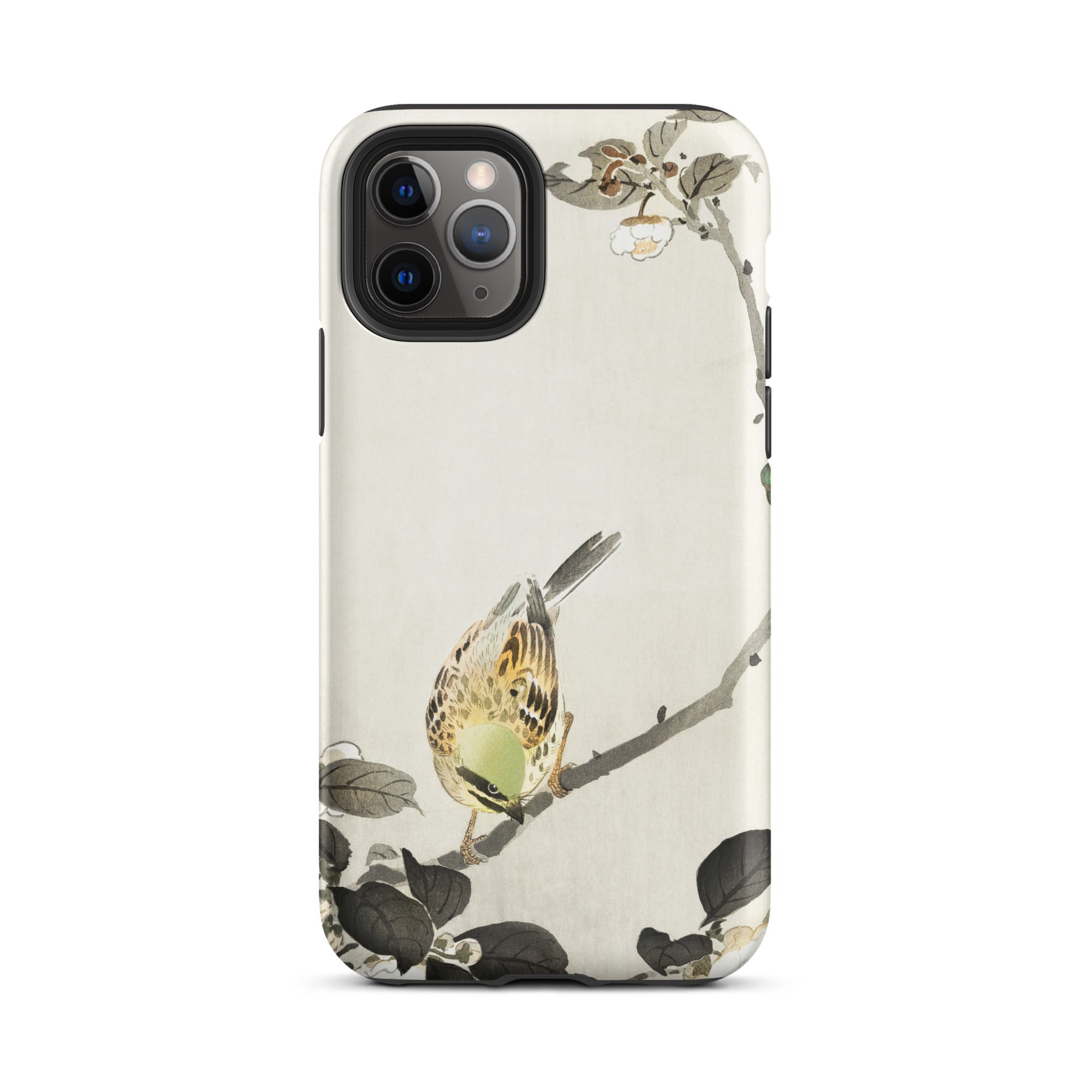 Bird on Branch Ohara Koson Shin Hanga Iphone Case, 11 Pro / Matte, Bird Themed Phone Case