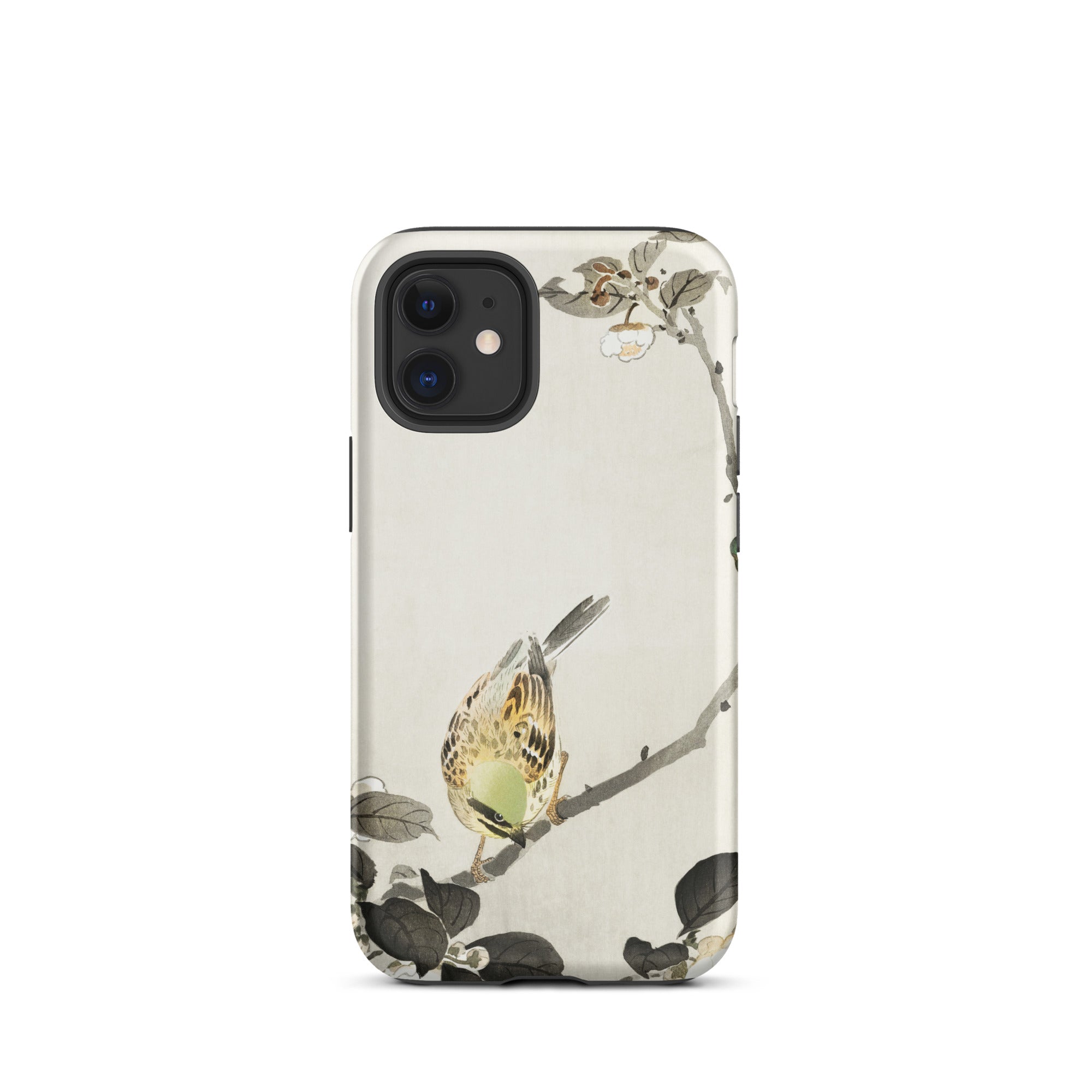 Bird on Branch Ohara Koson Shin Hanga Iphone Case, 12 Mini / Matte, Bird Themed Iphone Case