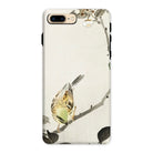 Bird on Branch Ohara Koson Shin Hanga Iphone Case, 8 Plus / Matte, Iphone Case Delicate Watercolor Style Painting Bird Branch Leaves