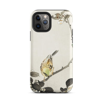 Bird on Branch - Ohara Koson Shin-hanga Phone Case Iphone 11 Pro / Matte Bird-themed Phone Case Ohara Koson, Cradle Avian Innovation,