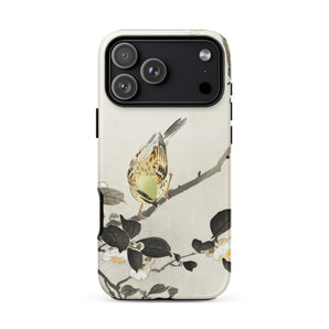 Bird on Branch - Ohara Koson Shin-hanga Phone Case Iphone 17 Pro Max / Matte Iphone 13 Pro Max Case Bird Floral Design Ohara Koson, Cradle