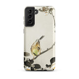 Bird on Branch - Ohara Koson Shin-hanga Samsung Case, Galaxy S21 Plus / Matte, Phone Case Bird Floral Design