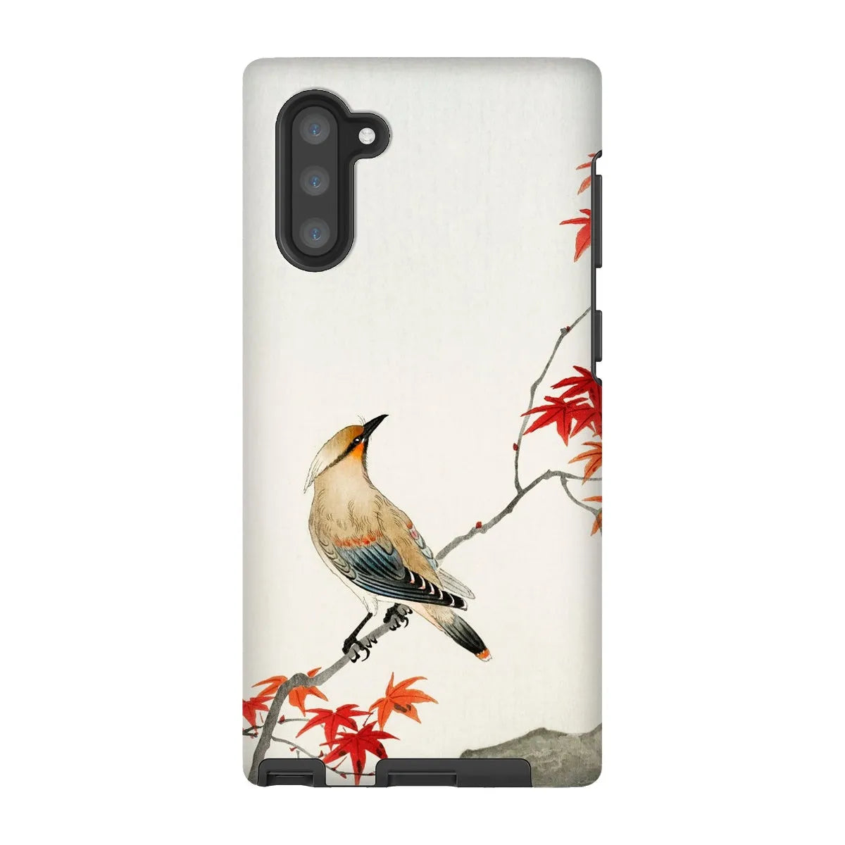 Bird On Maple - Japanese Kachō-e Phone Case - Ohara Koson - Samsung Galaxy Note 10 / Matte - Mobile Phone Cases