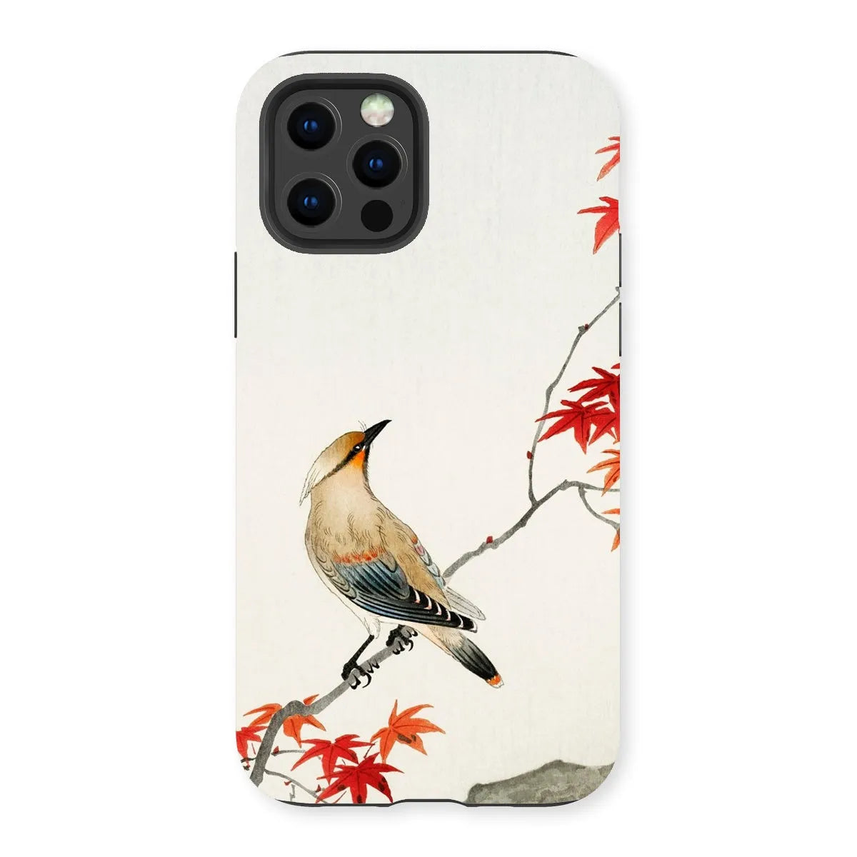 Bird On Maple - Japanese Kachō-e Phone Case - Ohara Koson - Iphone 13 Pro / Matte - Mobile Phone Cases - Aesthetic Art
