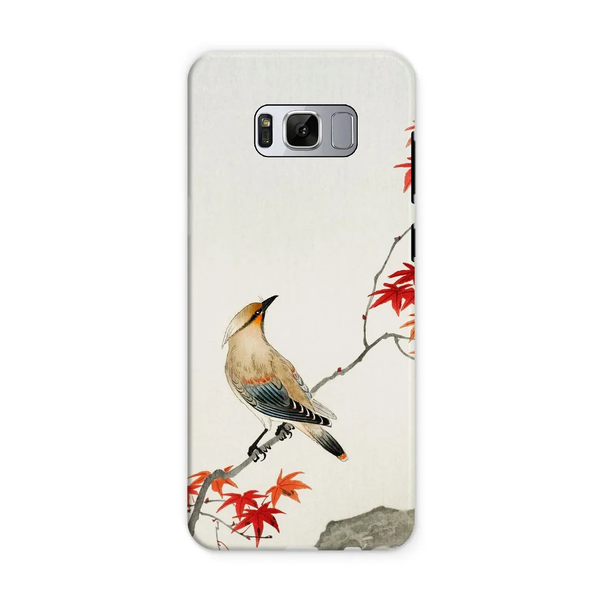Bird On Maple - Japanese Kachō-e Phone Case - Ohara Koson - Samsung Galaxy S8 / Matte - Mobile Phone Cases - Aesthetic
