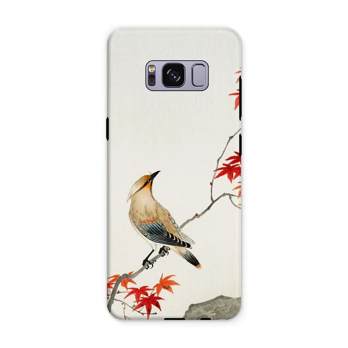 Bird On Maple - Japanese Kachō-e Phone Case - Ohara Koson - Samsung Galaxy S8 Plus / Matte - Mobile Phone Cases