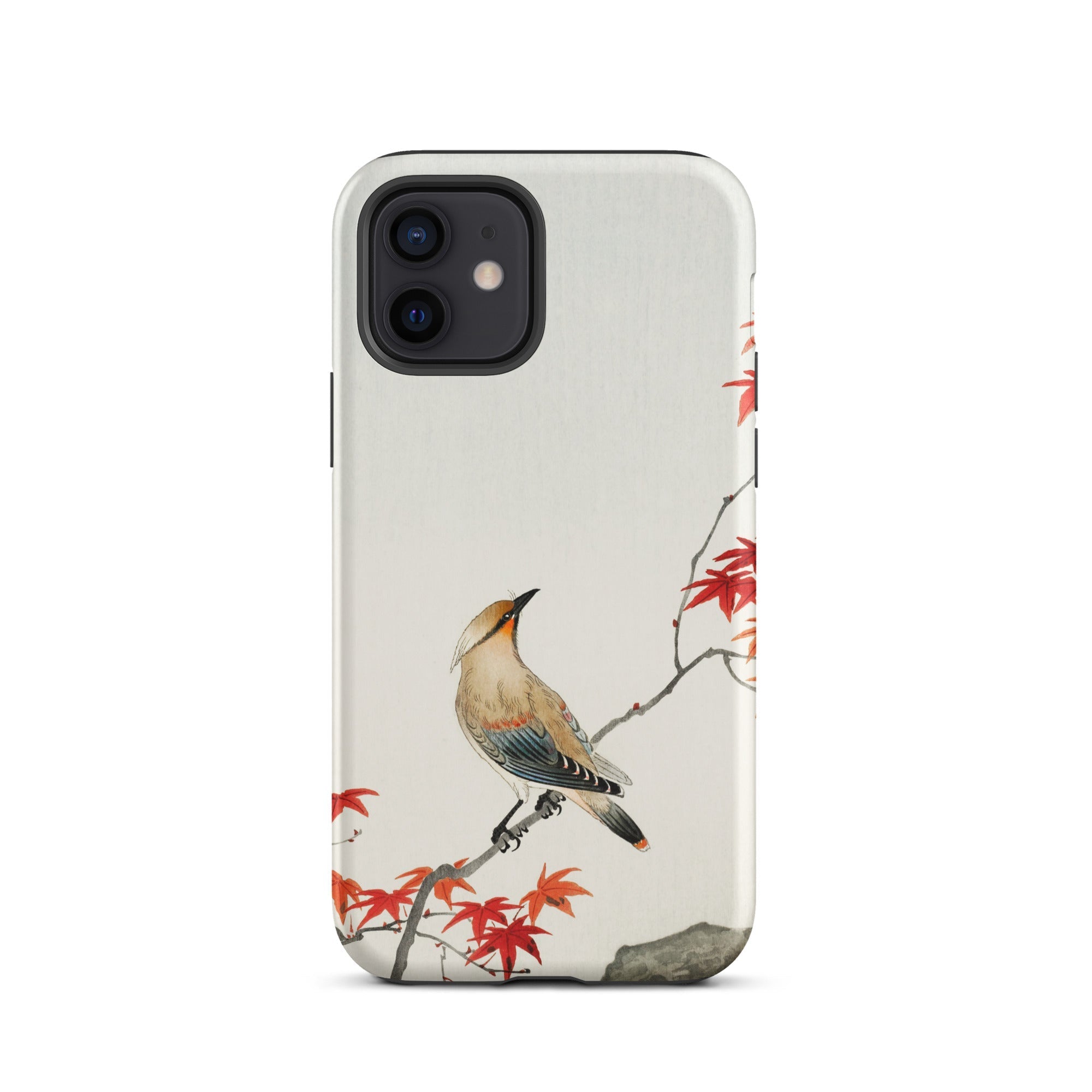 Bird on Maple Ohara Koson Kachō e Iphone Case, 12 / Matte, Bird Maple Leaf Phone Case