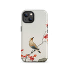 Bird on Maple Ohara Koson Kachō e Iphone Case, 13 / Matte, Bird Maple Leaf Phone Case