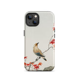 Bird on Maple - Ohara Koson Kachō-e Iphone Case, 13 / Matte, Bird Maple Leaf Phone Case