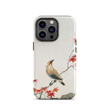 Bird on Maple - Ohara Koson Kachō-e Iphone Case, 13 Pro / Matte, Bird Maple Leaf Phone Case