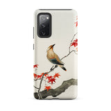 Bird on Maple - Ohara Koson Kachō-e Phone Case, Samsung Galaxy S20 Fe / Matte, Mobile Cases, Toby Leon