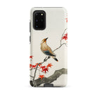 Bird on Maple Ohara Koson Kachō e Samsung Case, Galaxy S20 Plus / Matte, Smartphone Case Artistic Depiction Bird Branch Red Leaves