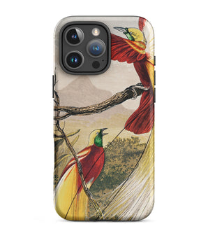 Iphone 16 Pro Max / Matte Bird of Paradise - Benjamin Fawcett Phone Case Lithography, Fawcett’s Vibrant Lithograph