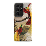 Bird of Paradise - Benjamin Fawcett Samsung Case, Galaxy S21 Ultra / Matte, Phone Case Vibrant Illustration Two Birds Paradise Branch
