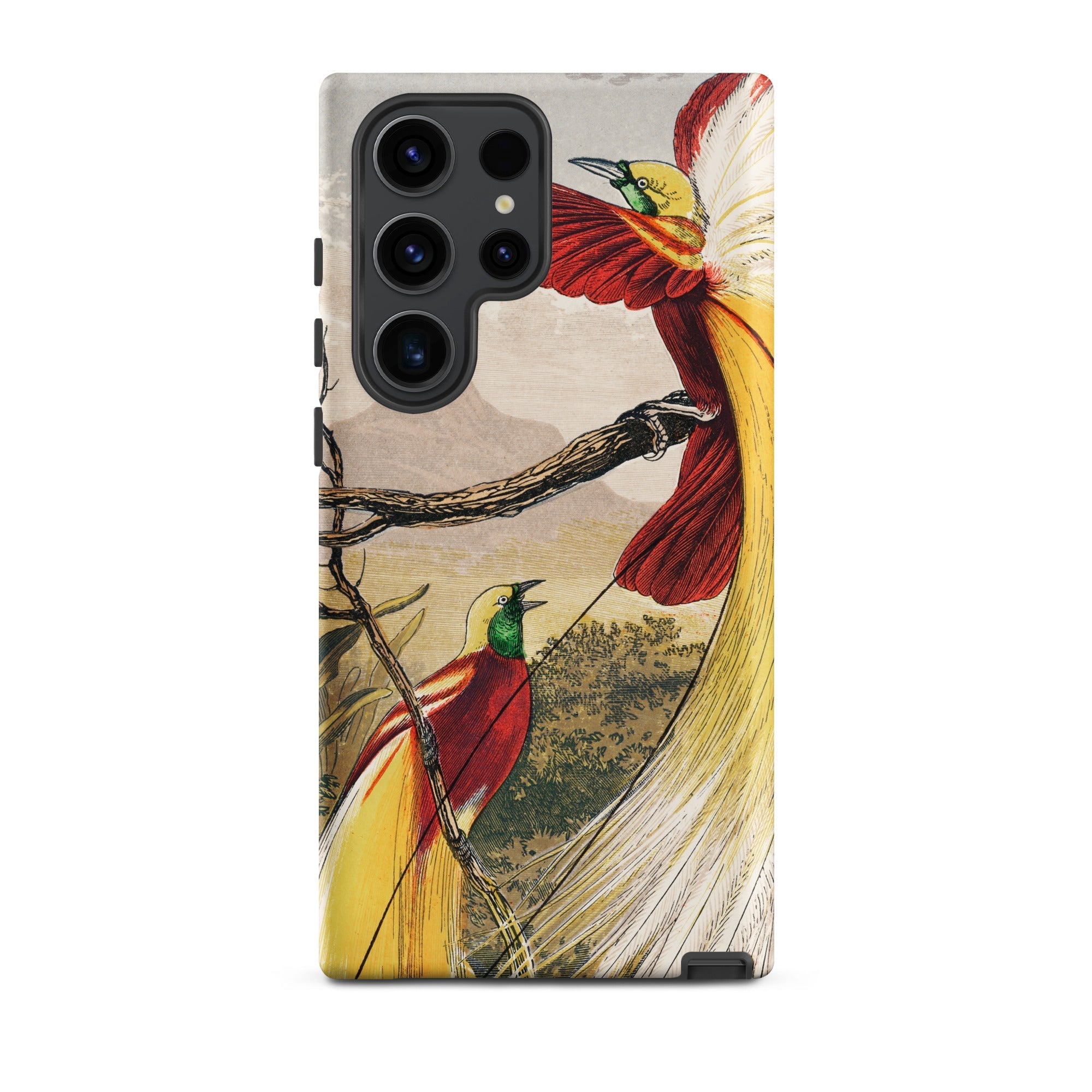 Bird of Paradise Benjamin Fawcett Samsung Case, Galaxy S23 Ultra / Matte, Smartphone Bird Themed Protective Case