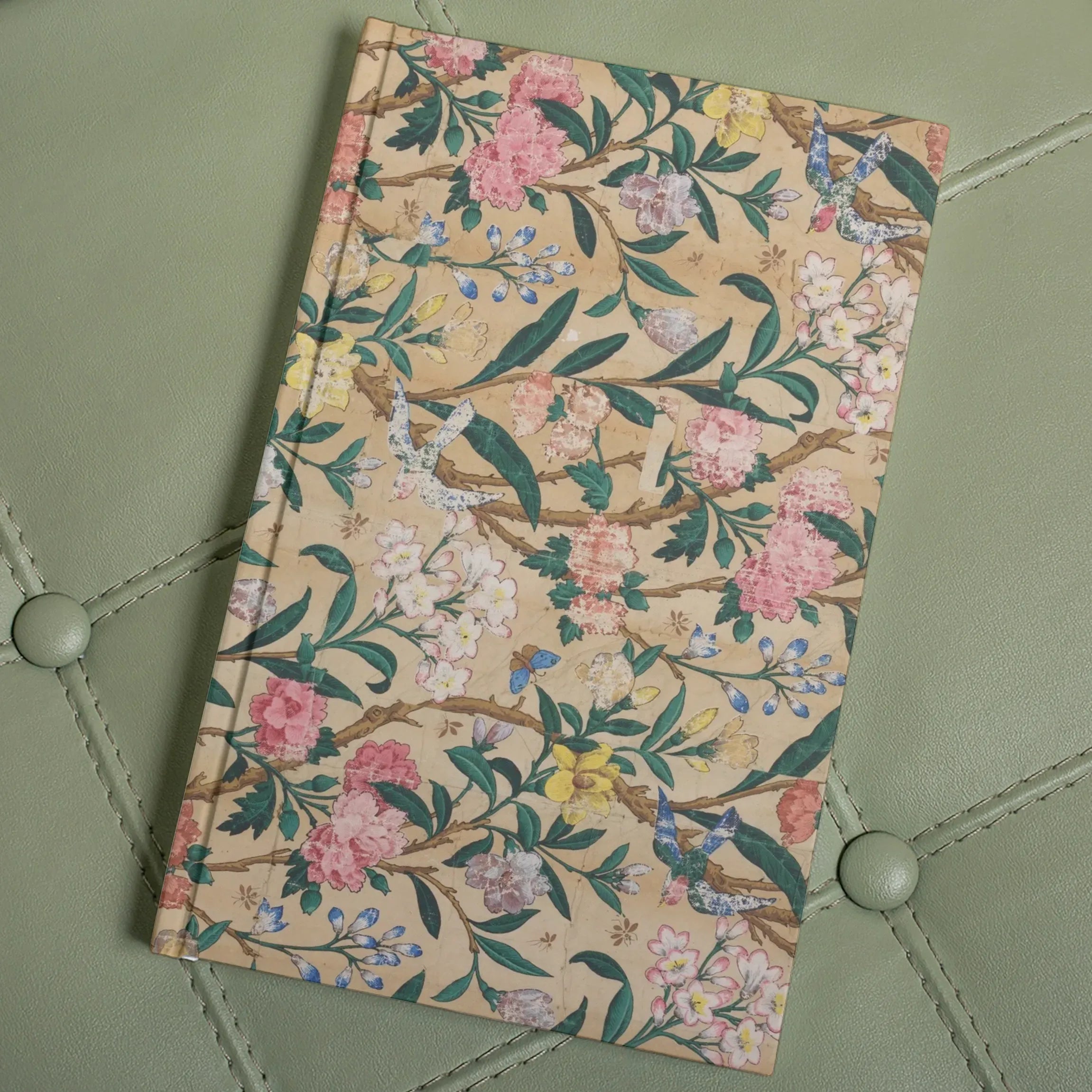 Birds Butterflies Bees And Blossoms Hardback Journal - Notebooks & Notepads - Aesthetic Art