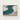 Minimalist Framed Artwork Stylized Teal River Cream-colored Terrain Kamisaka Sekka Winter, Migration Art, Blade’s Silent Memory
