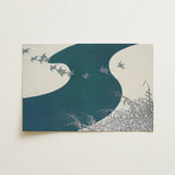 Birds - Kamisaka Sekka Winter Migration Art Print / Canvas, 18x12’’ / 46x31cm / Unframed / no Border, Posters Prints & Visual Artwork, Toby