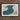 Framed Minimalist Bird Art Print Teal Beige Tones Kamisaka Sekka Winter, Migration, Blade’s Silent Memory