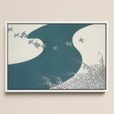 Birds - Kamisaka Sekka Winter Migration Art Print / Canvas, Kamisaka Sekka Winter, Winter Migration Art, Blade’s Silent Memory