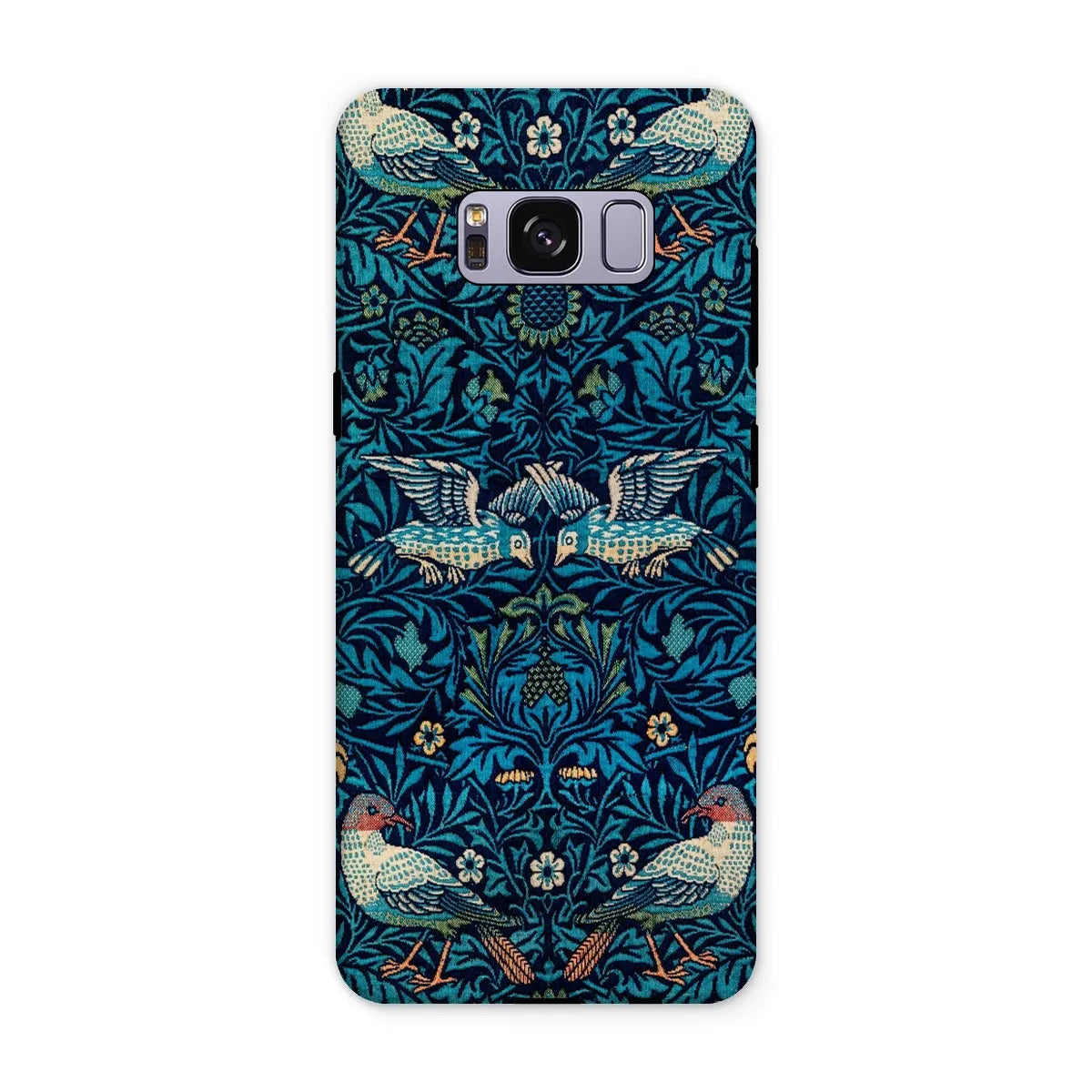 Birds By William Morris - Aesthetic Pattern Art Phone Case - Samsung Galaxy S8 Plus / Matte - Mobile Phone Cases